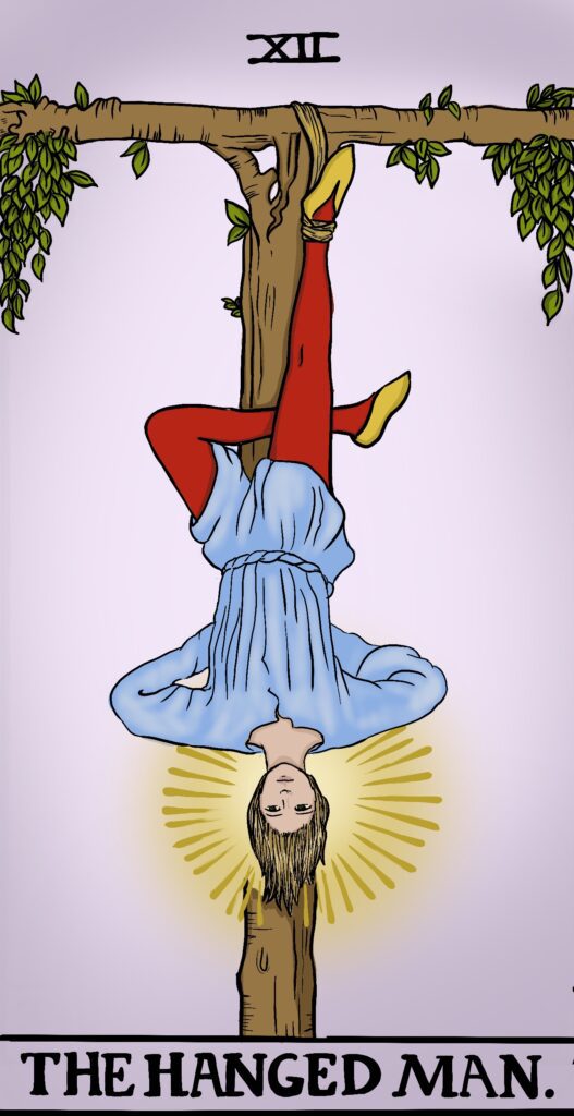 12번 매달린 남자 카드 의미|The Hanged Man 정방향·역방향과 실제 상담 해석 대표 이미지
